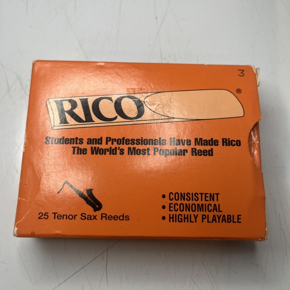 Vintage Box Of Rico Alto Saxophone  Open Box